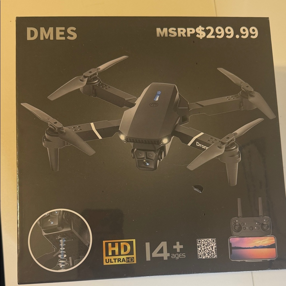 DMES Black Drone with Camera